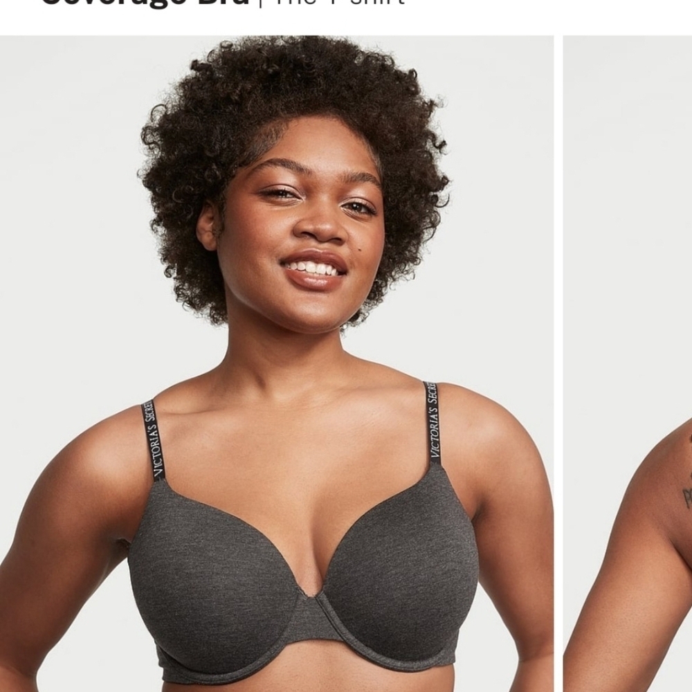 PINK Victoria's Secret Charcoal Bra